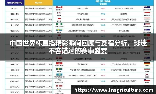 中国世界杯直播精彩瞬间回顾与赛程分析，球迷不容错过的赛事盛宴